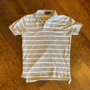 Polo by Ralph Lauren Gray and White Shirt